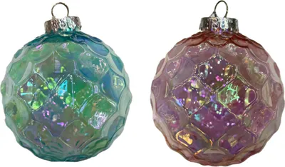 Produktbild von Decoris Weihnachtskugel aus Kunststoff Ø 8 cm bruchfest, langlebig