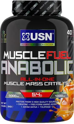 Produktbild von USN Muscle Fuel Anabolic (2000g) Caramel Peanut Butter - Gewichtszunahme - Ohne Kreatin