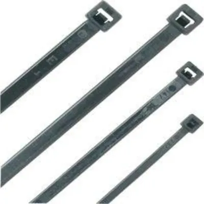 Produktbild von Nylon - Kabelbinder schwarz 200 X 4,8, UV-beständig, 100 St.