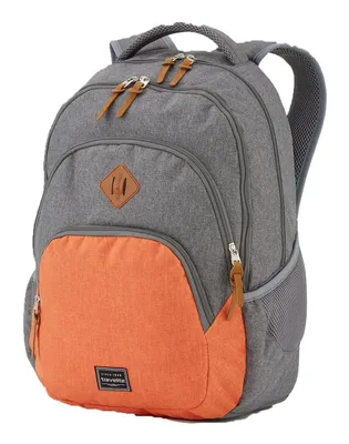 Image de travelite sac à dos de loisirs sac à dos pour ordinateur portable Basic Melange Backpack 22L Grey / Orange multicolore