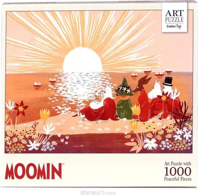Obrázek produktu pro Puzzle 1000 umělecké Muminki červené