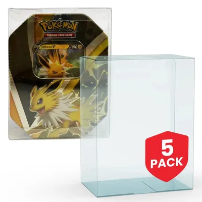 Produktbild von Evoretro – Evoretro – Schutzhülle für Pokemon-Blechdosen, 5er-Pack