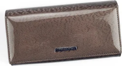 Image de Grand portefeuille pour femme Gregorio en cuir verni