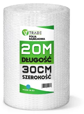 Noppenfolie 30 cm x 20 m – Luftpolsterfolie zum Verpacken