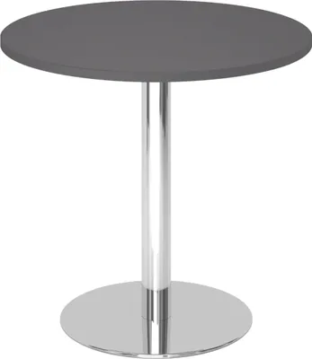 Produktbild von bümö Pausentisch klein STF - Nachbildung: Graphit, Gestell: Chrom