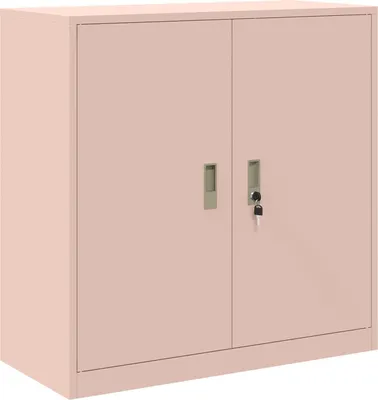 Produktbild von vidaXL Aufbewahrungsschrank Rosa 90 x 40 x 90 cm Kaltgewalzter Stahl