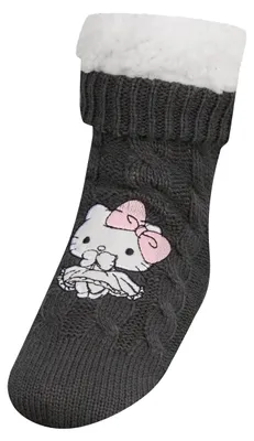 Produktbild von Hello Kitty Damen Hausschuh-Socken Kuschelsocken  Flauschige Stoppersocken mit Anti Rutsch    , Größe Socken & Strumpfhosen Erwachsene:39-42
