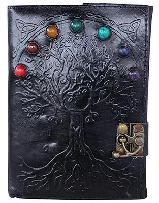 Produktbild von Handgemachtes Vintage Leder Tagebuch mit unregelmäßigem Rand