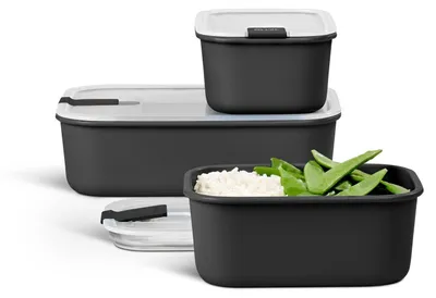 Zdjęcie produktu dla Mepal set easyclip 3-teilig (2 x 700 ml + 1500 ml) - nordic black 242 x 172 x 148 106181041100