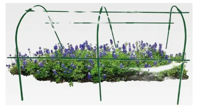 Produktbild von Gewächshausbogen | Pflanztunnel, flexibler Pflanzbügel mit Wachstumsabdeckung, praktisches Gartenzubehör für Rasen, Hochbeet und im Freien