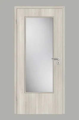 Produktbild von Pertura Zimmertür Yori CPL Lärche Cashmere aufrecht 73,5x198,5 cm Links mit Lichtausschnitt G3 (ohne Glas)