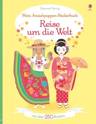Obrázek produktu pro Mein Anziehpuppen-Stickerbuch: Reise um die Welt