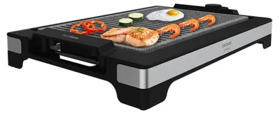 Elektrische Grillplatte 2000 W, RockStone, 5 Stufen, 37,5x24,5 cm