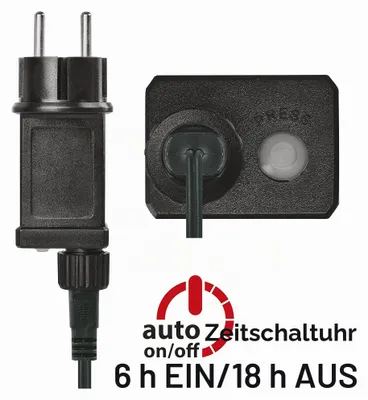 Produktbild von Emos D5AW02, Girlande, Polyvinylchlorid (PVC), Grün, Weihnachten, Warmweiß, 8 m