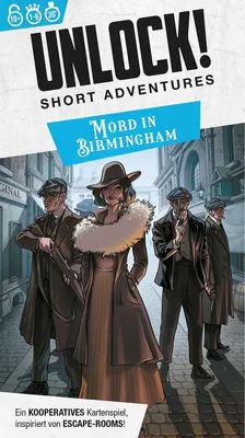 Produktbild von Unlock! Short Adventures: Mord in Birmingham