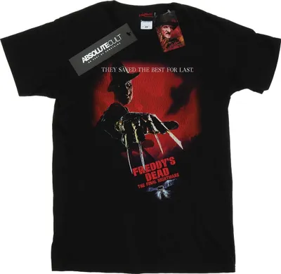 Produktbild von A Nightmare On Elm Street - "Freddy's Dead" T-Shirt für Herren BI51632 (L) (Schwarz)