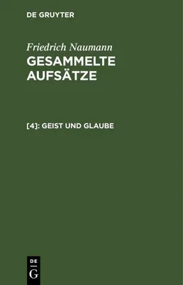 Produktbild von Geist und Glaube