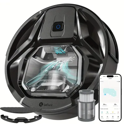 Zdjęcie produktu dla Odkurzacz robot – Robot odkurzacz – Inteligentny odkurzacz – Automatyczny odkurzacz – Robot mopujący – Odkurzanie i mycie podłóg