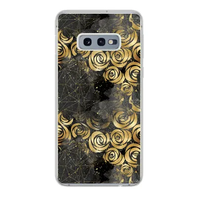 Produktbild von MuchoWow® Handyhülle Schutzhülle Hülle für Samsung Galaxy S10e Marmor - Gold - Rose - Muster Silikon Softcase Handy Hülle - Handy
