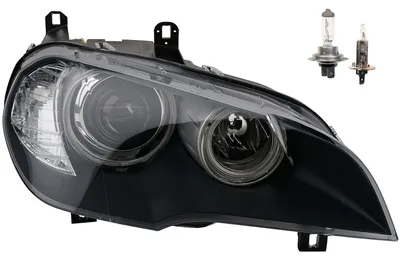 Obrázok produktu pre Johns, Halogénové svetlomety HSW pravé vhodné pre BMW X5 E70 s LWR so žiarovkami 63127278046 63127158928