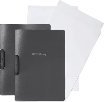 Produktbild von Durable Bewerbungsmappe 2-er Set Duraswing job anthrazit+Kuverts