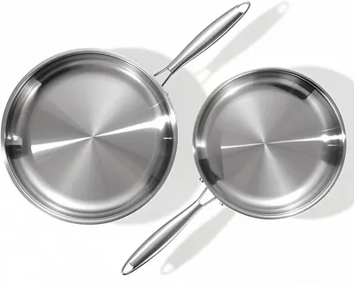 Imagen del producto de Sartén de acero inoxidable de tres capas, 24 cm