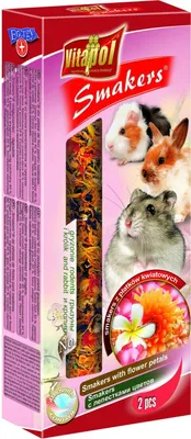 Produktbild von Vitapol Smakers Nagetier - Blumen [ZVP-1152] 80g