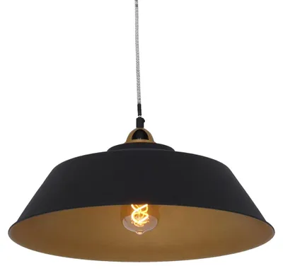 Productafbeelding van Hanglamp Mexlite zwart met goud