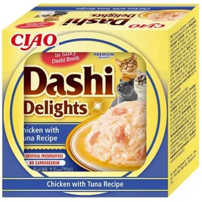 Produktbild von Inaba Dashi Köstlichkeiten Huhn mit Thunfisch Rezept
