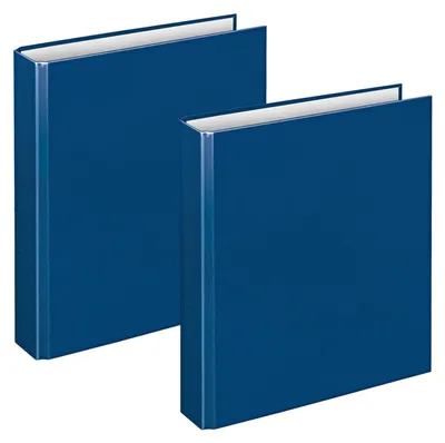 Produktbild von VELOFLEX - Ringbuch Basic DIN A5 2-Ring-Mechanik 2 Stück Blau