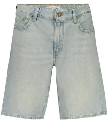 Produktbild von Herren Jeans Bermuda Blau: Klassisch mit 5 Taschen und Wasch-Effekt