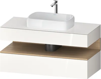 Produktbild von DURAVIT QA4732030220000 QAT KWTU WH Eck 1200x550x600 Wß Hgl.