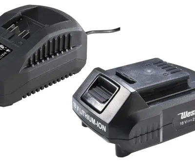 Produktbild von Starter Set 3 - 18 Volt Li-Ionen Familie: 1 x Akku 2,0 Ah + 1 x Ladegerät