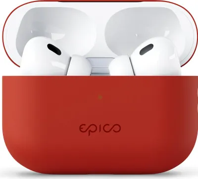 Produktbild von Epico Silikon Abdeckung Airpods Pro 2 - červená