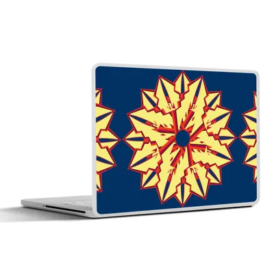 Produktbild von MuchoWow® Laptop Aufkleber Sticker Cover Sterne - Muster - Abstrakt 32.5x23.5 cm - Sticker für Laptop - Selbstklebend