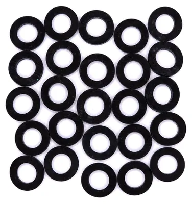 EPDM-Flachdichtung 3/8", 14,5x8x3 mm, 25 Stück