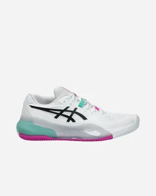 Productafbeelding van Asics Gel-Resolution X Clay - wit/aurora groen, maat: 8.5