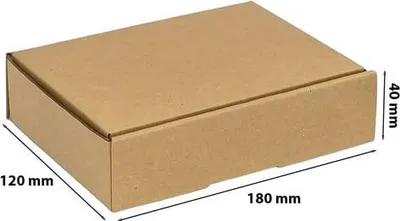 Produktbild von Karton Stanzkarton Karton 180x120x40mm Typ Fefco 426 Paketautomat Größe XS