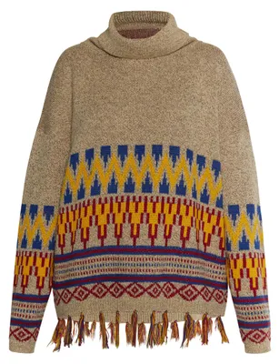 Produktbild von Gaya damen pullover - hellbeige mehrfarbig, XL/XXL