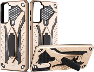 Produktbild von König Design Hülle kompatibel mit Samsung Galaxy S21 Kunststoff Soft Handyhülle - Handy Case Gold