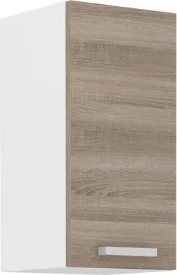 Image de Armoire de cuisine supérieure DAGA – largeur 30 cm, chêne truffier / blanc