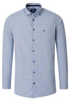 Produktbild von Redmond - Casual Fit - Herren Hemd (251075111), Größe:4XL, Farbe:Blau (10)