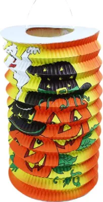 Produktbild von RAPPA Halloween-Laterne fröhlicher Kürbis 15 cm