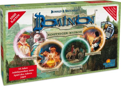 Produktbild von Dominion Einsteiger-Bigbox. (Basisspiel 2. Edition + Gilden + Mixbox + Promo)