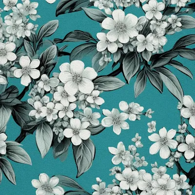 Image de OUTDOOR DEKOSTOFFE OXFORD - Motiv Blumen I DX5632