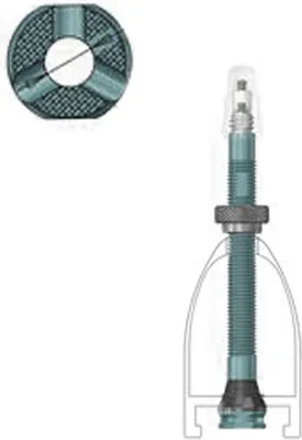 Produktbild von Mvtek Tubeless 60 Mm Ventil Silber Silber One Size