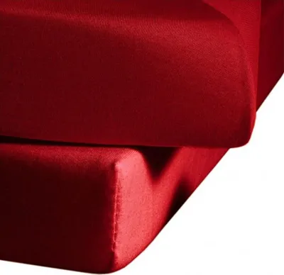 Produktbild von Fleuresse Mako-Jersey-Spannlaken Jenny C Farbe bordeaux 4580