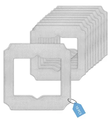 Produktbild von 10 Mikrofasertücher zur Reinigung von Fenstern, geeignet für Fensterreinigungsroboter, Ersatzwischpads