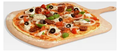 Produktbild von Pizzaschieber 43 x 33 x 1,8 cm aus Buche
