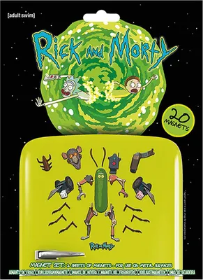 Productafbeelding van Magneten van Rick & Morty - Personages (20 stuks)